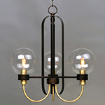 Bauhaus 3-Light Chandelier