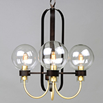 Bauhaus 3-Light Chandelier