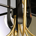 Bauhaus 5-Light Chandelier