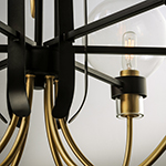 Bauhaus 9-Light Chandelier