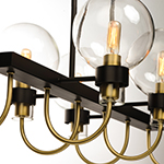 Bauhaus 6-Light Linear Chandelier