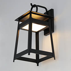 Pagoda Large LED Outdoor Sconce