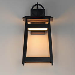 Pagoda Large LED Outdoor Sconce