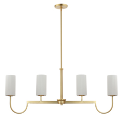 Town & Country 4-Light Linear Chandelier