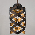 Weave 1-Light Mini LED Pendant