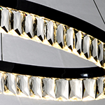 Icycle LED Oval Pendant