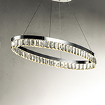 Icycle LED Oval Pendant