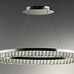 Icycle LED Oval Pendant