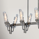 Milano 8-Light Linear Chandelier