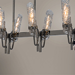 Milano 8-Light Linear Chandelier