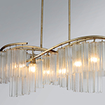 Victoria 6-Light Linear Chandelier