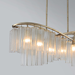 Victoria 6-Light Linear Chandelier