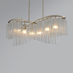 Victoria 6-Light Linear Chandelier