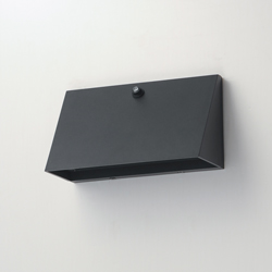 Pathfinder Wide LED Wall Sconce w Photocell