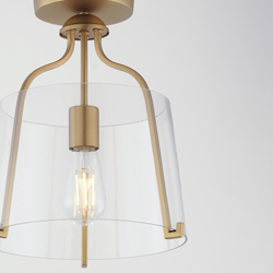 Bellmore 1-Light Pendant/Semi Flush