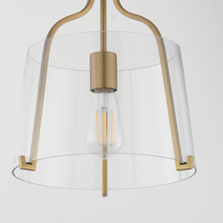 Bellmore 1-Light Pendant/Semi Flush