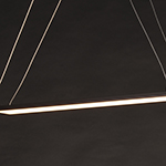 Wafer 24" Linear LED Pendant 3000K