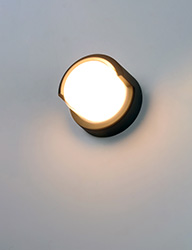 Eyebrow LED Outdoor Wall Sconce