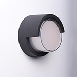 Eyebrow LED Outdoor Wall Sconce