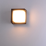 Eyebrow LED Outdoor Wall Sconce