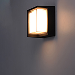 Eyebrow LED Outdoor Wall Sconce