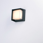 Eyebrow LED Outdoor Wall Sconce