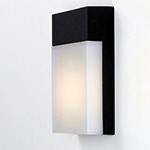 Eyebrow LED Outdoor Wall Sconce