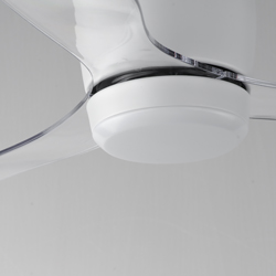 Aeris 52" 3-Blade Hugger Fan w LED