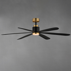 Petals 60" 6-Blade Fan w LED
