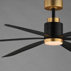 Petals 60" 6-Blade Fan w LED