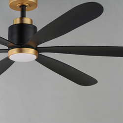 Petals 60" 6-Blade Fan w LED