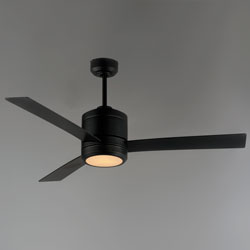 Tanker 52" Black Outdoor LED Fan