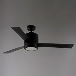 Tanker 52" Black Outdoor LED Fan