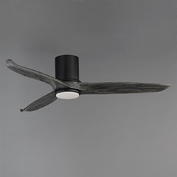 Woodwind 52" Solid Wood Blade Hugger Fan w LED