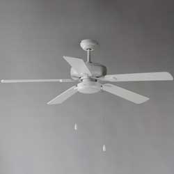 52" Super-Max Fan w/ LED Light Kit - White