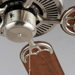 Basic-Max 52" Nickel Fan LED 2-Light W/P Blades