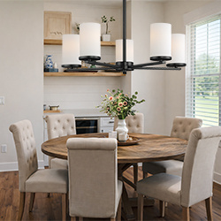 Lateral 5-Light Chandelier