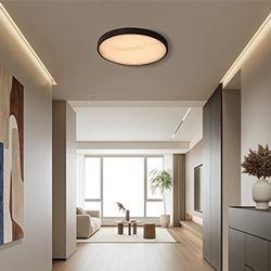 Slab 12" LED Alabaster Flush Mount