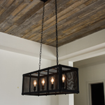 Palladium 4-Light Linear Pendant