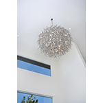 Comet 35" Crystal Pendant