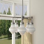 New School 5-Light LED Chandelier