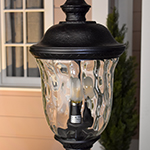 Carriage House DC 3-LT Outdoor Pole/Post Lantern