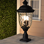 Carriage House DC 3-LT Outdoor Pole/Post Lantern