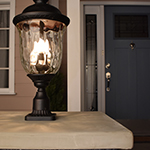 Carriage House DC 3-LT Outdoor Pole/Post Lantern