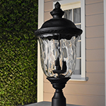 Carriage House DC 3-LT Outdoor Pole/Post Lantern
