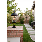 Carriage House DC 3-LT Outdoor Pole/Post Lantern