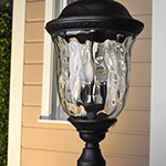 Carriage House DC 3-LT Outdoor Pole/Post Lantern