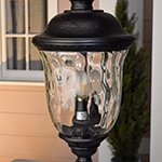 Carriage House DC 3-LT Outdoor Pole/Post Lantern