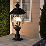 Carriage House DC 3-LT Outdoor Pole/Post Lantern