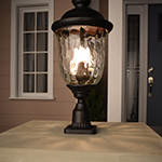 Carriage House DC 1-LT Outdoor Pole/Post Lantern